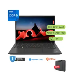 LENOVO - Laptop ThinkPad T14 Core i7 11va 8GB RAM 256 GB SSD Reacondicionada