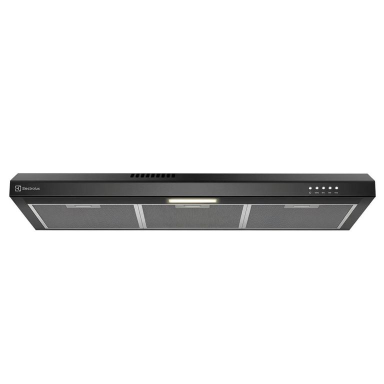 Campana Extractora DE9SB 90 cm Negra - Alto Poder de Succión