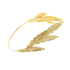 GENERICO - Vincha Egipcia Dorada con Brazalete Chic para Disfraz Halloween Fiesta 508A-8