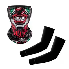 Rockbros - Pack de Bandana y Mangas de Verano para Ciclismo Moto y Scooter