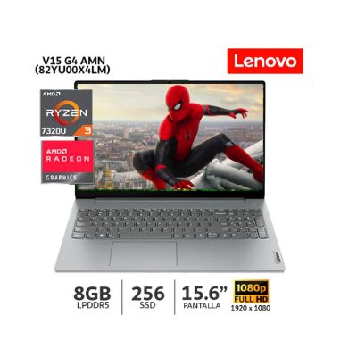 Laptop V15 G4 Ryzen 3-7320U 8Gb LPDDR5 Bus 4800MHZ 256Gb SSD156 FHD 82YU00X4LM