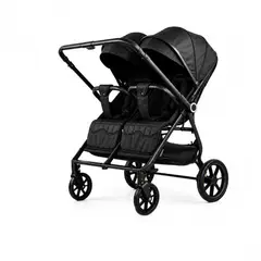 BLLOQ - Coche Bebé Doble De Paseo Marco Aluminio Liviano Negro