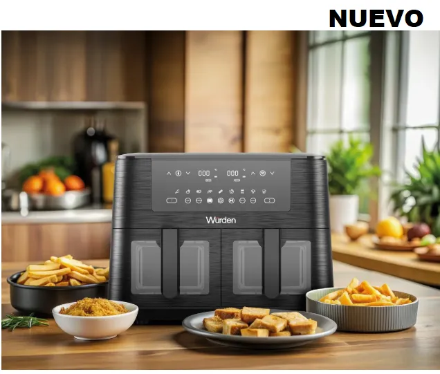 Freidora de Aire Dual WURDEN 8.4L 2030W Digital Touch WFR-DUOCH81