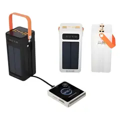 OEM - Power Bank SANCI SC-DY7552 80000mAh 65W PD Carga Rápida Solar con Pantalla Digital Calidad PREMIUM