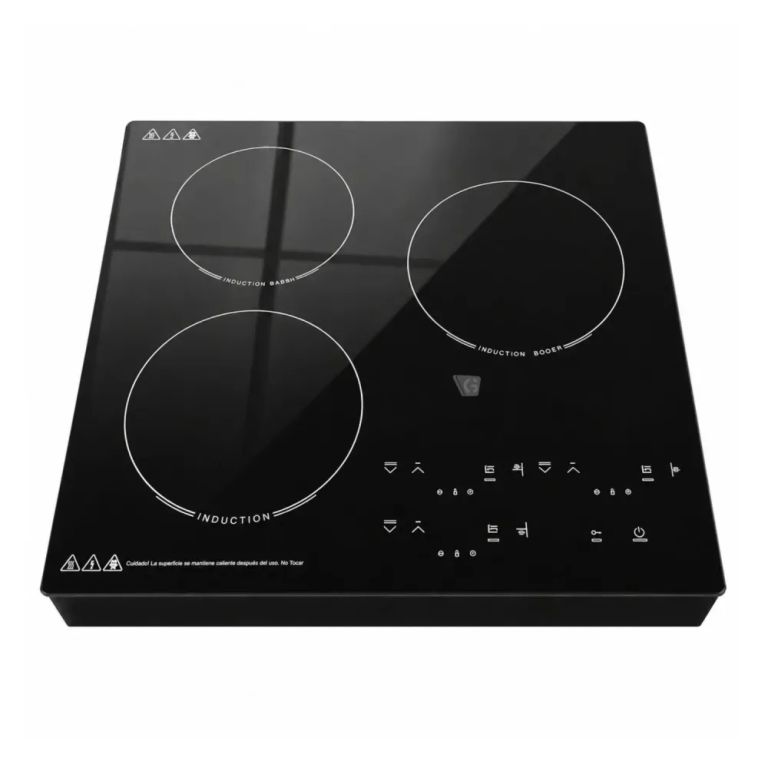 Inducción FZ-320IN-3 con 3 hornillas y 3400W para cocinar con precisión