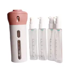 GENERICO - Dispensador portátil de botellas de viaje - organizador de ducha cosmética
