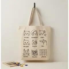 NATTY BAGS - Tote bag Catistas - arte y gatos