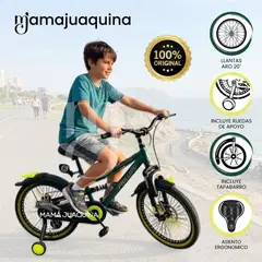 PHILIPS - Bicicleta Para Niño «BLAZER» ARO 20 Colección Exclusiva Dark Green