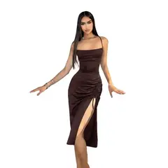 GENERICO - Vestido Satin Licrado Tania