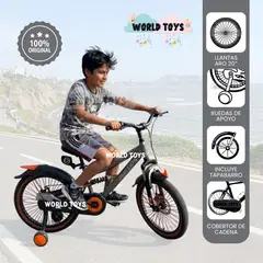PHILIPS - Bicicleta Para Niño «BLAZER» ARO 20 Colección Exclusiva Gray