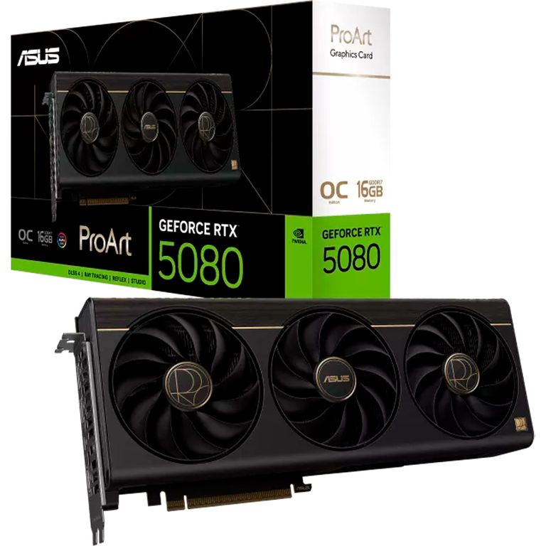 Tarjeta de video ProArt GeForce RTX 5080 16GB GDDR7 OC Edition, PCI Express 5.0