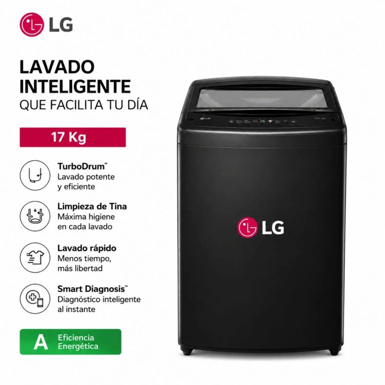 LAVADORA 17KG CARGA SUPERIOR TURBODRUM WT17OBVTB
