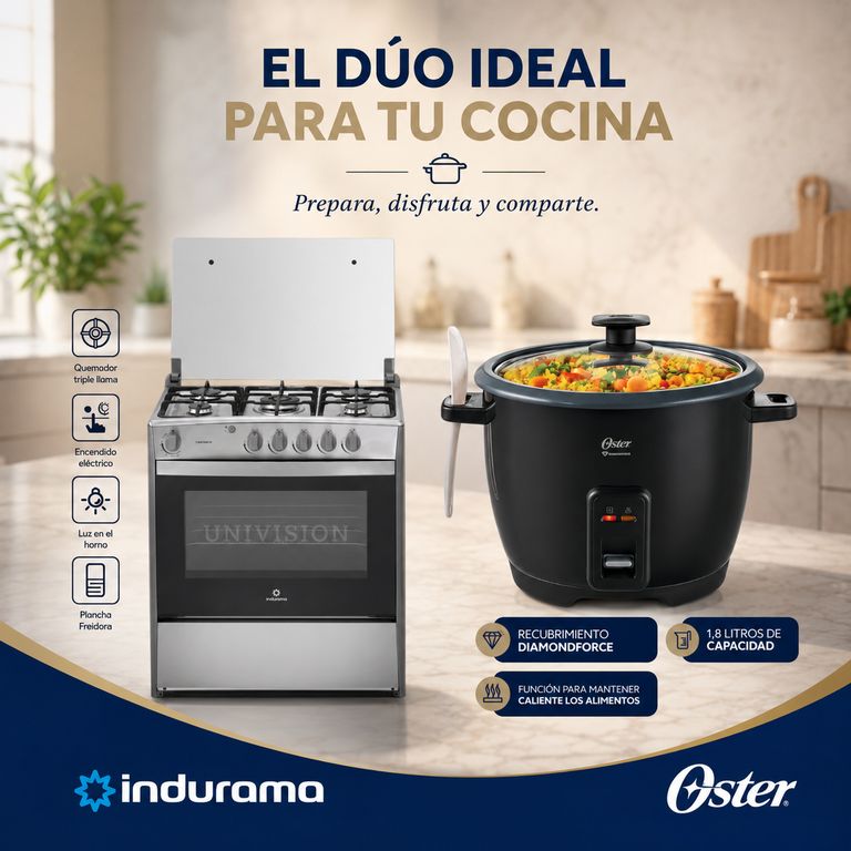 Cocina Cantabria 5 Hornillas Croma + Olla Oster