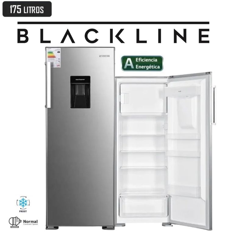 REFRIGERADOR 175LT COLOR INOX CON DISPESANDOR MOD 1PD