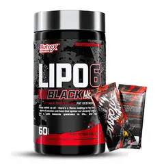 NUTREX RESEARCH - Lipo 6 Black Ultra Concentrate - 60 Capsulas + 2 Sachet Diabolus