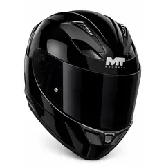 MT HELMETS - CASCO MT SEGMENT NEGRO BRILLO VISOR OSCURO Y CERTIFICADO DOT