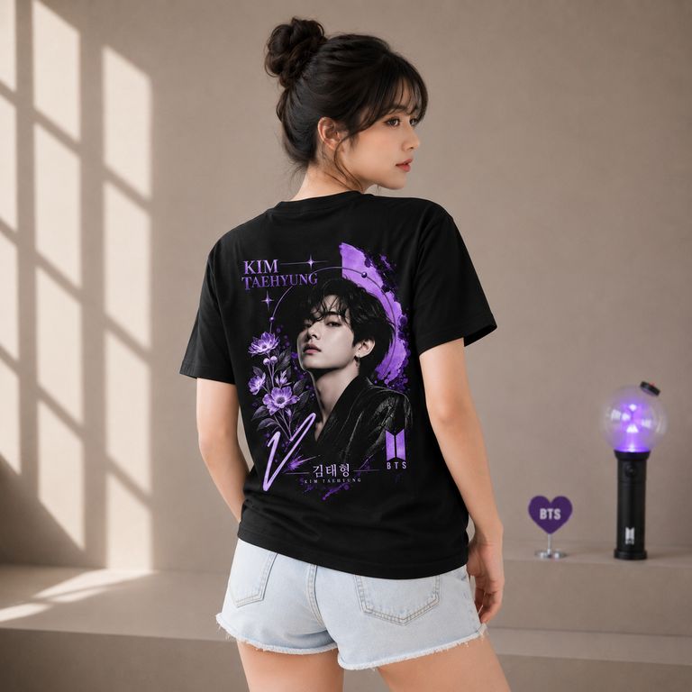 Polo BTS Taehyung V Coleccionable para Armys Kpop