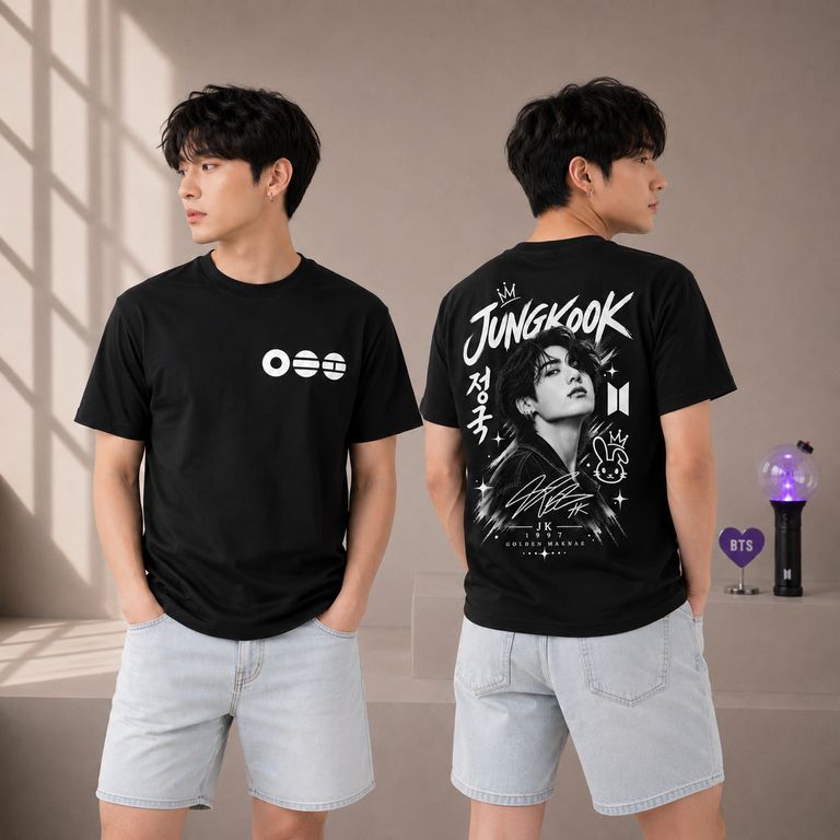 Polo personalizado JUNGKOOK BTS para cumpleaños ARMY