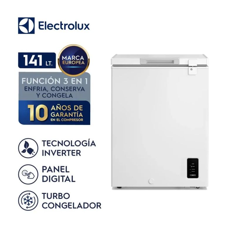 EFH15S2P5AW Congeladora 141L con luz LED y control digital