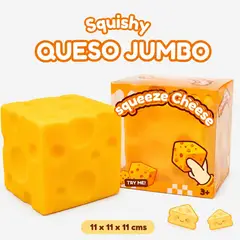 GENERICO - QUESO XL SQUISHY GRANDE JUMBO 11 CMS. SQUISHIE ANTIESTRES