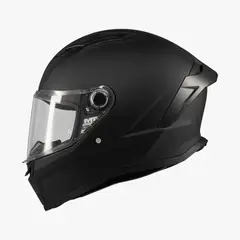 MT HELMETS - CASCO MT STINGER 2 PURE NEGRO MATE VISOR TRANSP. ¨CERTIF. ECE 22 06 ¨