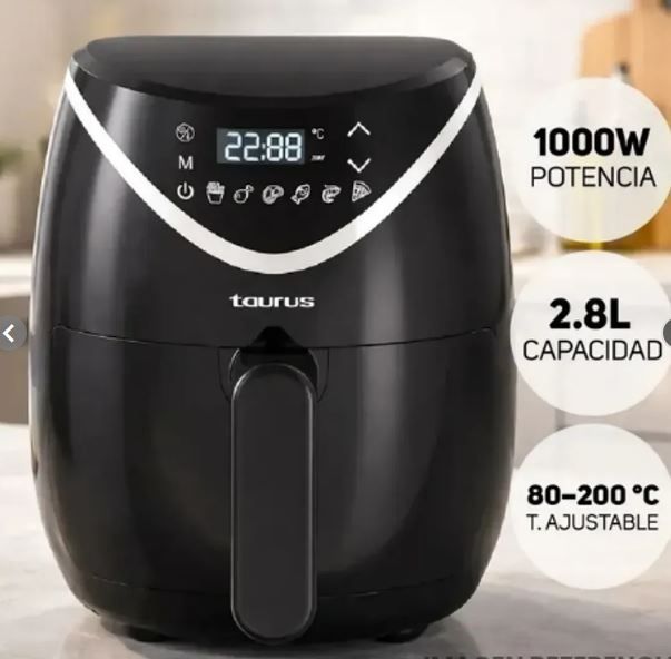 Freidora de Aire Black Fryer II Digital 2.8L Negra