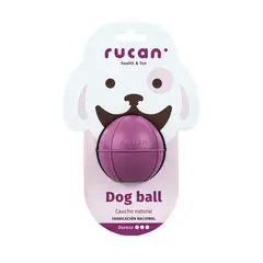 GENERICO - Dog Ball mediana color Lila de Caucho natural, Marca Rucan por Blakylani.pet