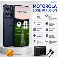 MOTOROLA - Celular Moto Edge 70 Fusion 8GB - 256GB AZUL