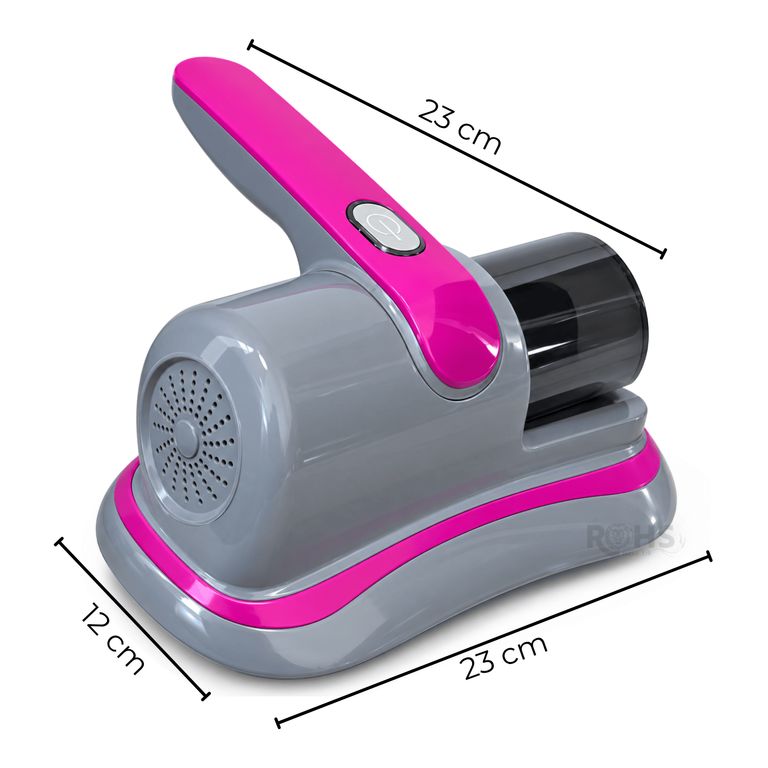 Aspiradora Inalámbrica Anti Ácaros De Mano Con Luz UV Portátil Para Colchón Y Sofá