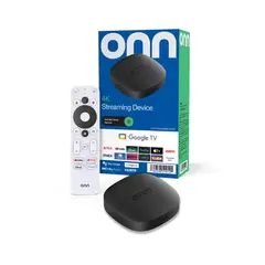 ONN - 4K 2026 Google TV Streaming Device Caja Azul