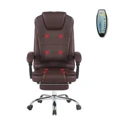 G ERGONOMIC SOLUCIONES ERGONOMICAS - Silla Gerencial Ergonómica Relax Pro 8 Vibromasajes - Café