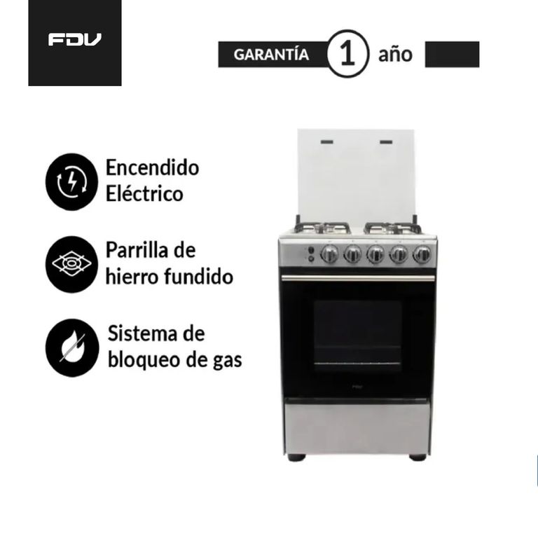 Cocina de pie 4H 60CM GLP Class