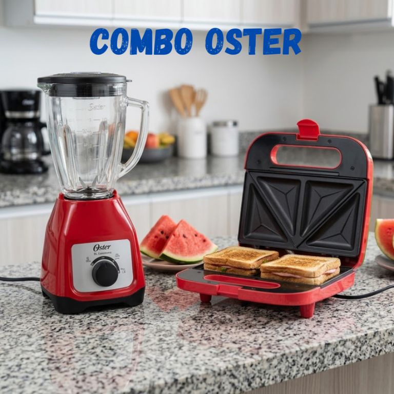 Sandwichera CKSTSM2885M + LICUADORA VASO DE 1.5L ROJA BLSTKAGRRD053