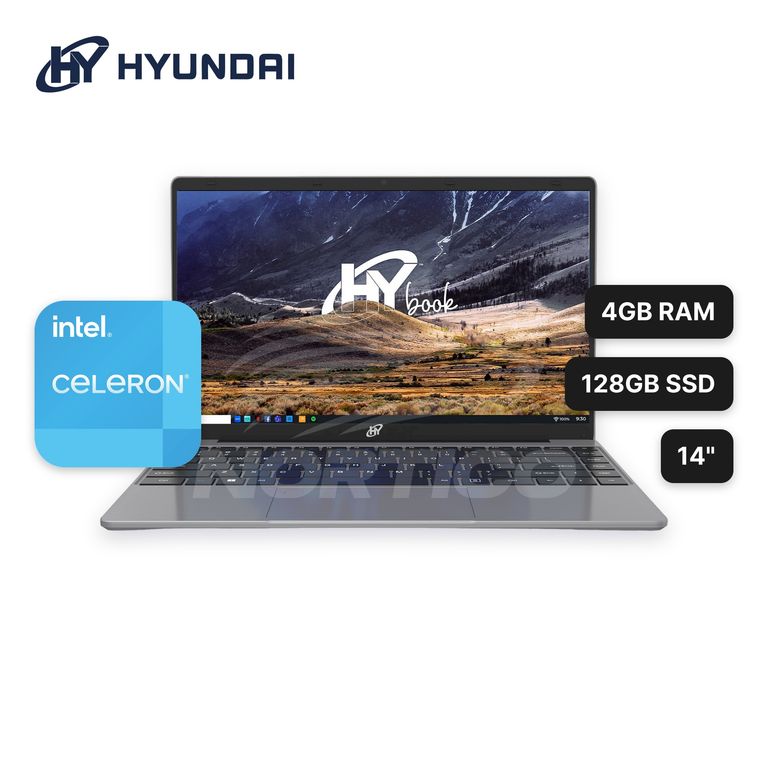 Laptop HyBookPlus 14 Celeron N4020 4GB 128GB eMMC 14" (HT14CC1C46SG)