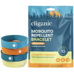 SIGNATURE - Pulsera Brasalete Repelente - Cliganic x10 Unidades