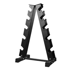PROIRON - Rack de Acero para 5 Pares de Mancuernas