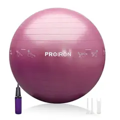 PROIRON - Pelota de Yoga y Pilates de 55cm Rosado