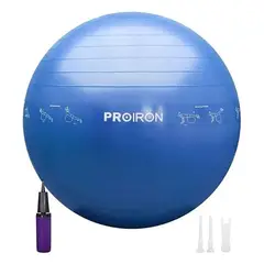 PROIRON - Pelota de Yoga y Pilates de 75cm Celeste