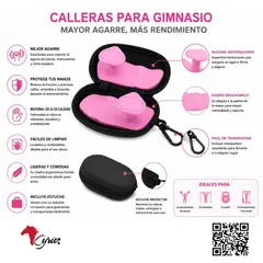 NO LOGO - PAR DE CALLERAS DE ENTRENAMIENTO CON SILICONA COLOR ROSADO