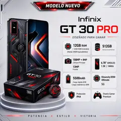 INFINIX - Celular GT 30 Pro 5G 12GB RAM 512GB NEGRO / NEGRO / NEGRO