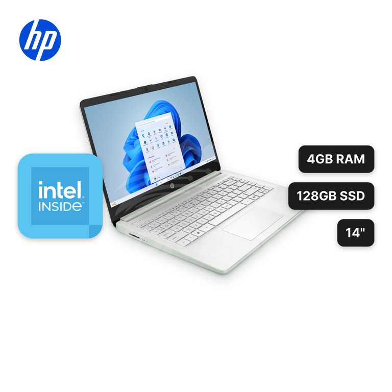Laptop 14-DQ6103 N1504GB 128GB UFS 14" (D0SN7UA#ABA)