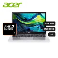 ACER - Laptop Aspire Go 15AG15-42P-R917 Ryzen 7-7730U 16GB 512GB SSD 15.6" (NX.JJHAA.003)