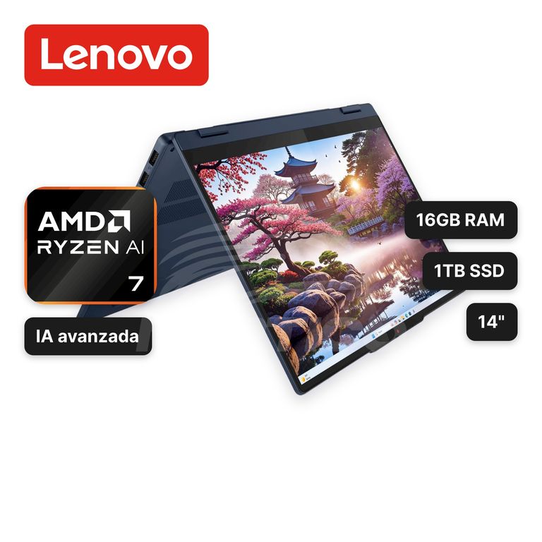 Laptop IdeaPad 5 2-en-114AKP10 Ryzen AI 7-350 16GB 1TB SSD 14" (83KT001YUS)