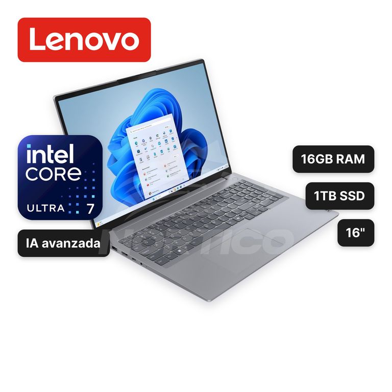 Laptop ThinkBook 16G7 IML Core Ultra 7-155H 16GB 1TB SSD 16" (21MS00CDLM)