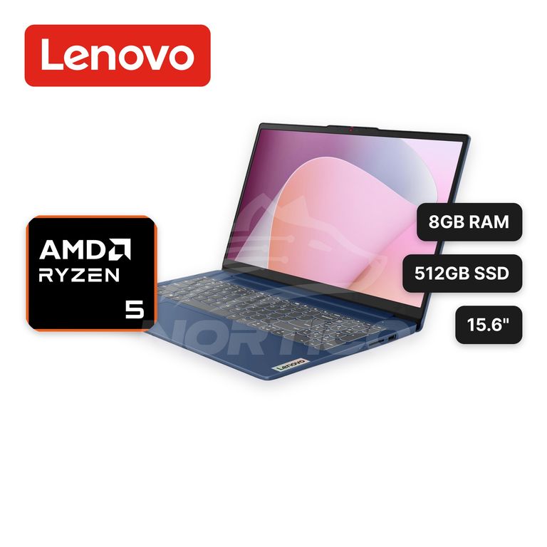 Laptop IdeaPad Slim 3Ryzen 5-40 8GB 512GB SSD 15.6" (82XQ012HUS)