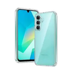 I2GO - Case para Samsung A36 de silicona I2GO, protección elegante, antigolpes, Transparente