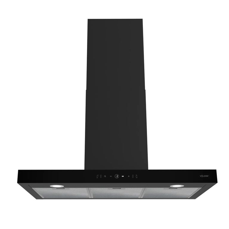 Campana Decorativa Touch Negra Volker 90cm