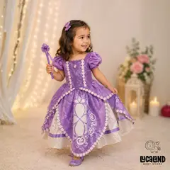 LUCALAND - Disfraz Princesa Sofía