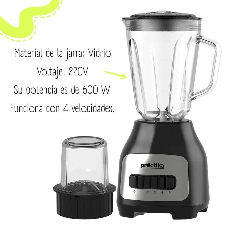 LICUADORA 1.5LT DE 600 WATTS BL-600