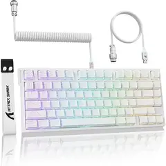 GENERICO - Teclado gamer R82 HE (WHITE CONTOURS)